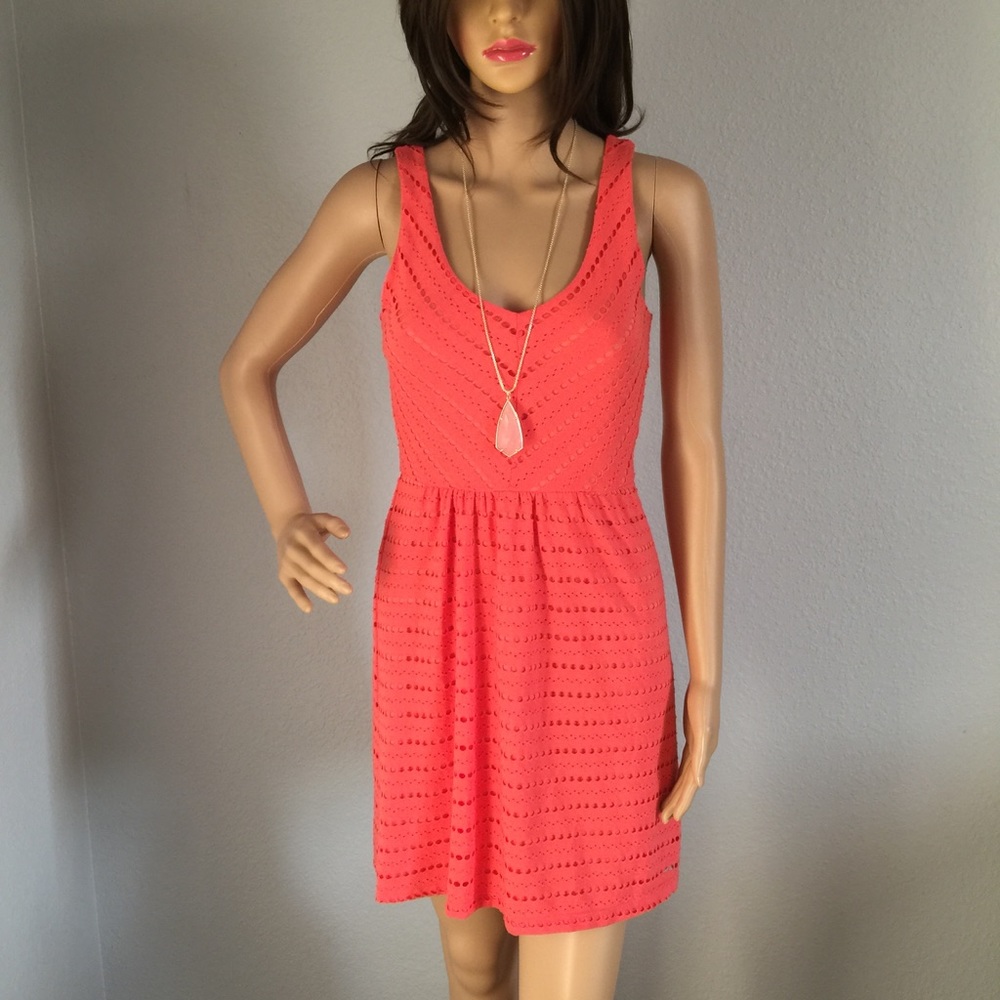 Beautiful Salmon Color Dress